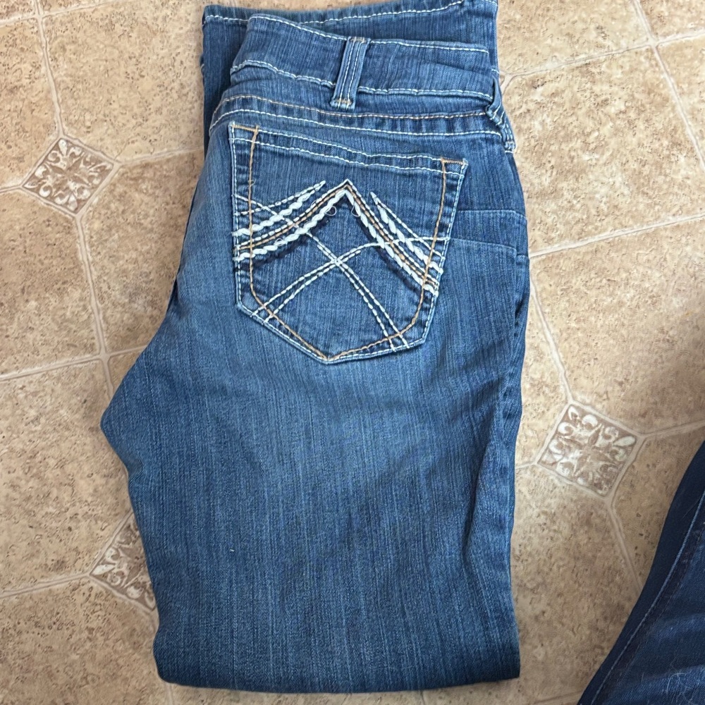 Ariat Women's Boot Cut Jeans in Classic Blue